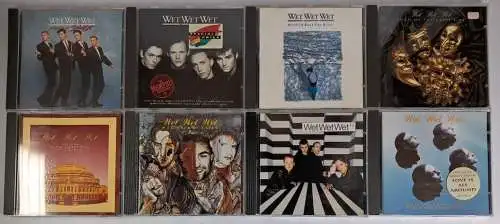 8 CDs Wet Wet Wet: Popped In Souled Out, The Memphis Sessions, Holding Back ...