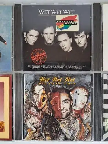 8 CDs Wet Wet Wet: Popped In Souled Out, The Memphis Sessions, Holding Back ...