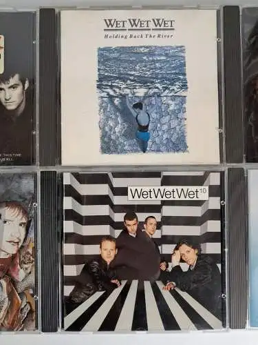 8 CDs Wet Wet Wet: Popped In Souled Out, The Memphis Sessions, Holding Back ...