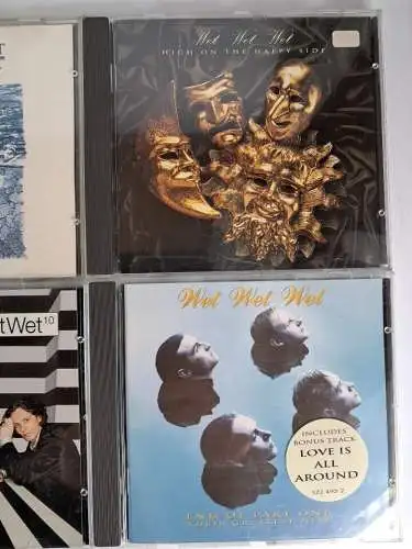 8 CDs Wet Wet Wet: Popped In Souled Out, The Memphis Sessions, Holding Back ...