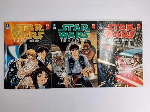 Manga: Star Wars Eine Neue Hoffnung 1-3, Hisao Tamaki, Planet Manga, 3 Bände