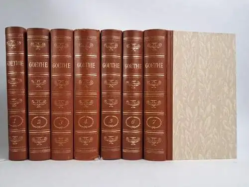 Buch: Goethe - Gesammelte werke in sieben Bänden, 1957, C. Bertelsmann, 7 Bände