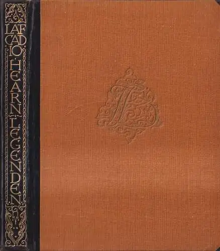 Buch: Legenden, Eine Sammlung Lafcadio Hearn, 1921, Gyldendalscher Verlag