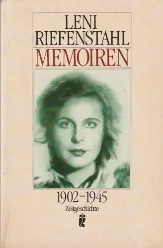 Buch: Memoiren, 1902-1945, Riefenstahl, Leni, 1990, Ullstein, gebraucht