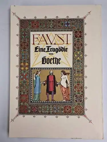 Faksimile: Faust I. Teil. Eine Tragödie. Goethe / Johann Holtz, 1976, ungebunden