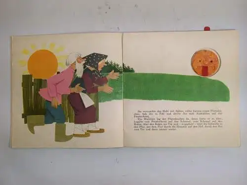Buch: Der Pfannkuchen, Russisches Volksmärchen, 1981, Malysch, W. Andriewitsch