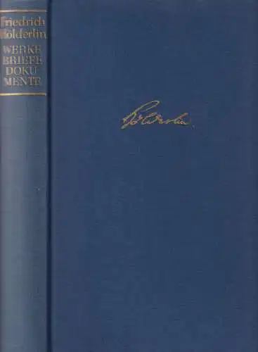 Buch: Werke, Briefe, Dokumente, Hölderlin, Friedrich, 1963, Winkler-Verlag