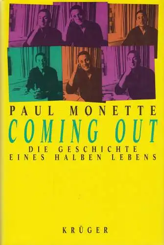 Buch: Coming Out, Monette, Paul, Krüger Verlag, 1994, sehr guter Zustand