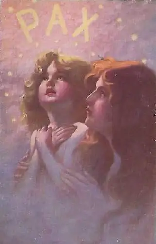 AK Brunner. Im Gebet, ca. 1915, gebraucht, gut