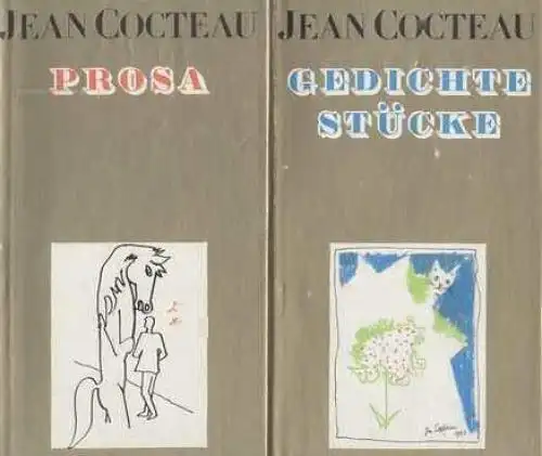 Buch: Prosa. Gedichte. Stücke, Cocteau, Jean. 2 Bände, 1971, gebraucht, gut