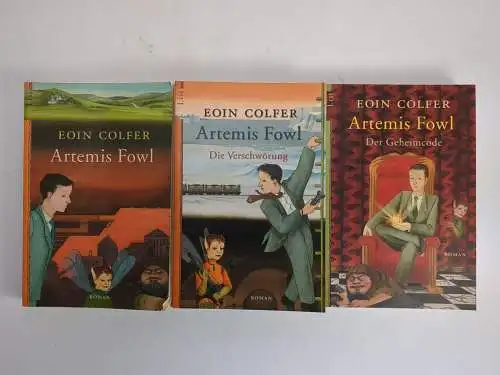 Buch: Artemis Fowl; Die Verschwörung; Der Geheimcode. Eoin Colfer, Carlsen, 3 Bd