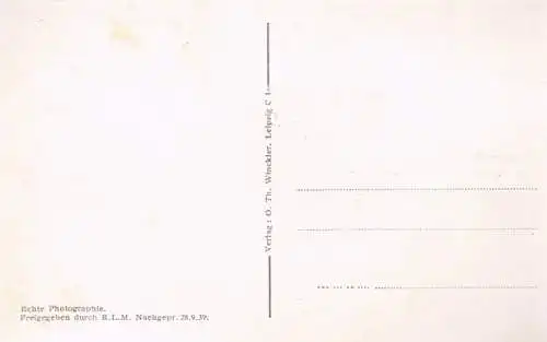 AK Leipzig-Lössnig. Der Rundling (Fliegeraufnahme). ca. 1939, Postkarte. 1939