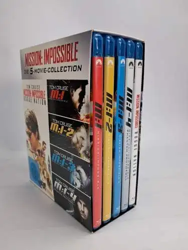 Blu-ray-Box: Mission Impossible - Die 5-Movie-Collection Blu-ray, Tom Cruise