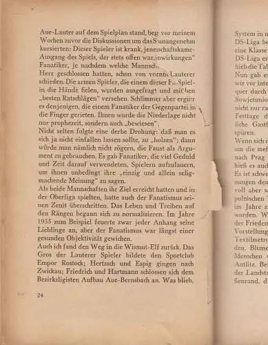 Buch: Tooor! Spieler des SC Wismut Karl-Marx-Stadt erzählen, W. Polte, 1957