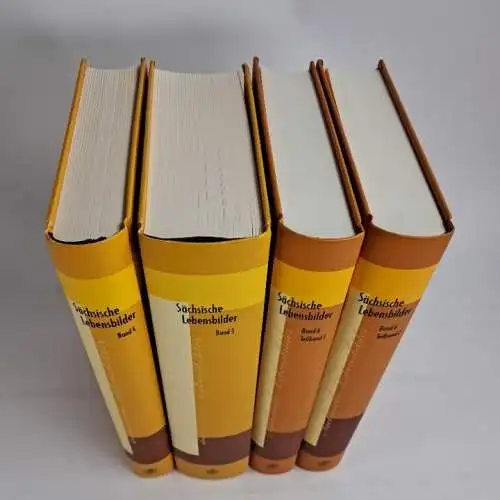 Buch: Sächsische Lebensbilder Band 4-6, Reiner Groß u.a. (Hrsg.), 1999, 4 Bände