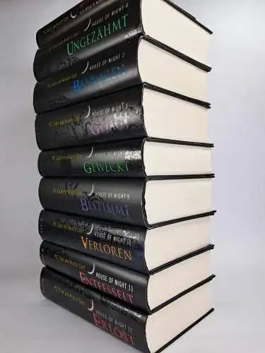 9 Bücher House of Night, P. C. Cast / Kristin Cast, Fischer FJB, Konvolut