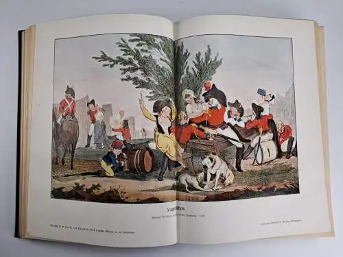 Buch: Das deutsche Militär in der Karikatur, Franz Conring, ca. 1907, H. Schmidt