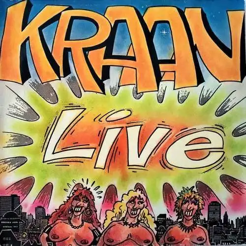 Doppel-LP: Kraan - Live, 1975, Spiegelei - 155.601, Germany, Vinyl, Schallplatte