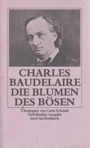 Buch: Blumen des Bösen, Baudelaire, Charles. It, 1981, Insel Verlag