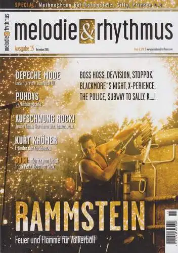 Melodie & rhythmus Dezember 2006: Rammstein, gebrauvht, sehr gut, Musik Magazin