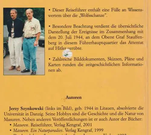 Buch: Wolfsschanze, Szynkowski, Jerzy, 2001, Kengraf, Das Führerhauptquartier