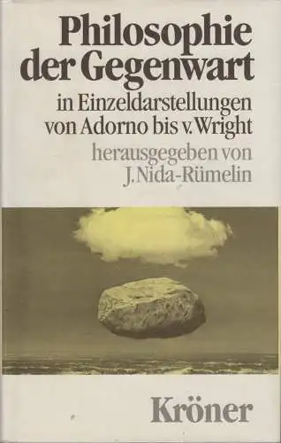Buch: Philosophie der Gegenwart, Nida-Rümelin, Julian. 1991, Alfred Kröner