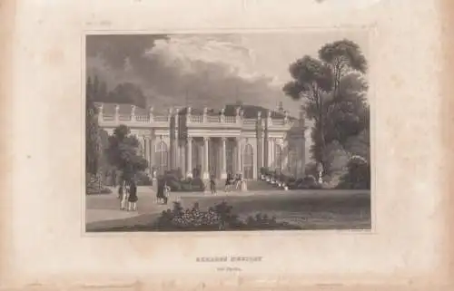 Schloss Neuilly bei Paris. aus Meyers Universum, Stahlstich. Kunstgrafik, 265062