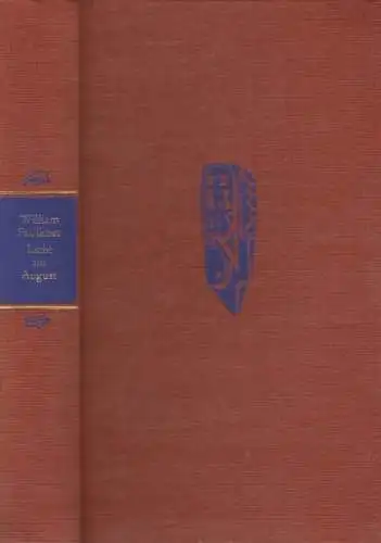 Buch: Licht im August, Faulkner, William. Ex libris, 1985, Verlag Volk und Welt