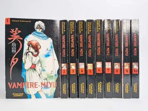 Manga: Vampire Miyu 1-10, Narumi Kakinouchi, Carlsen Comics, 10 Bände