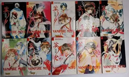 Manga: Vampire Miyu 1-10, Narumi Kakinouchi, Carlsen Comics, 10 Bände