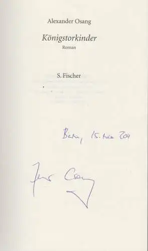 Buch: Königstorkinder, Osang, Alexander. 2010, S.Fischer Verlag, Roman