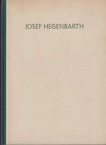 Buch: Josef Hegenbarth, Illustrationen und Szenen aus dem Leben, 1955, Henschel