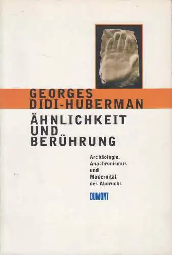 Buch: Ähnlichkeit und Berührung, Georges Didi-Hubermann, 1999, DuMont Buchverlag