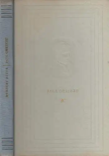 Buch: Paul Greifzu, Herbert Beyer, 1954, Verlag Neues Leben, gebraucht, gut