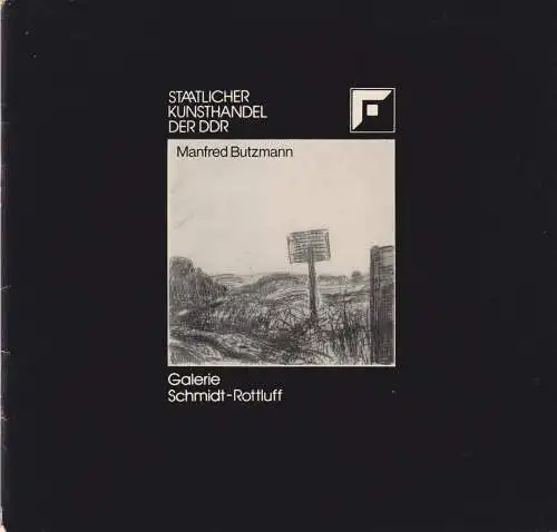 Buch: Manfred Butzmann, Grafik und Fotoplakate, 1987, Galerie Schmidt-Rottluff