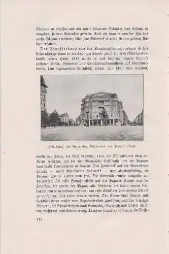 Buch: Die Entwicklung des Vorortes Connewitz, Paul Altenburger, 1926, Leipzig