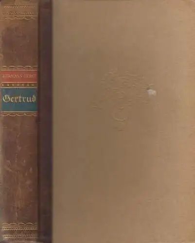 Buch: Gertrud, Roman, Hermann Hesse, um 1930, Deutsche Buch-Gemeinschaft
