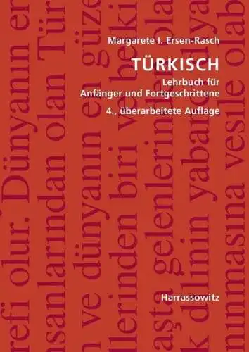 Buch: Türkisch, Ersen-Rasch, Margarete I., 2012, Harrassowitz Verlag, gebraucht