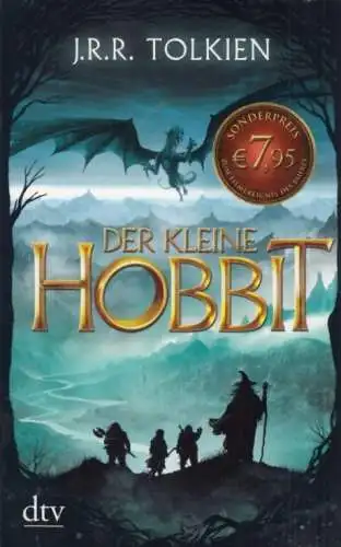 Buch: Der kleine Hobbit, Tolkien, J. R. R, 2012, dtv, Roman, gebraucht, sehr gut
