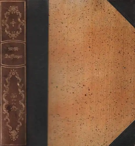 Buch: Moritz Michael Daffinger und sein Kreis, Grünstein, Leo, 1923, Manz-Verlag