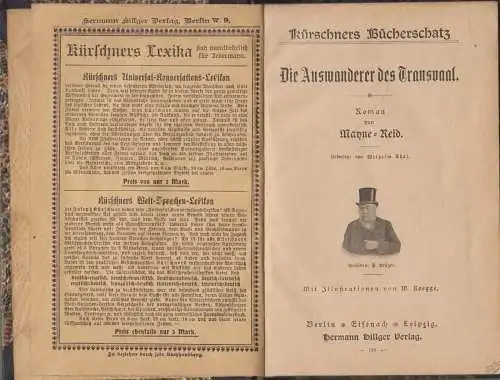 Buch: Die Auswanderer des Transvaal, Roman, Thomas Mayne Reid, Hermann Hillger