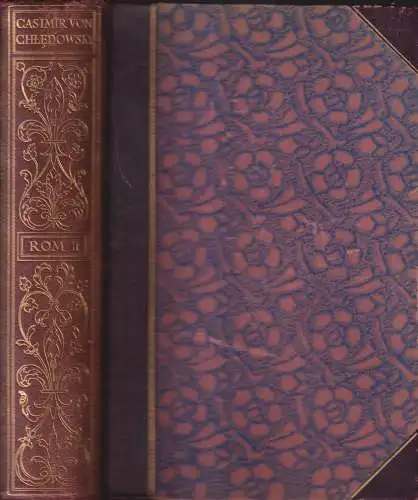 Buch: Rom, Die Menschen des Barock, Casimir von Chledowski, 1914, Georg Müller