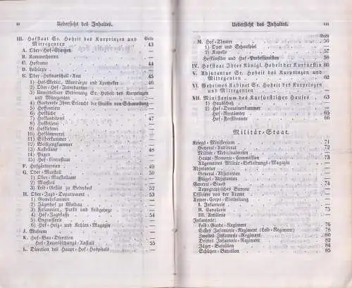 Buch: Kurfürstlich hessisches Hof- und Staats-Handbuch auf das Jahr 1839, gut