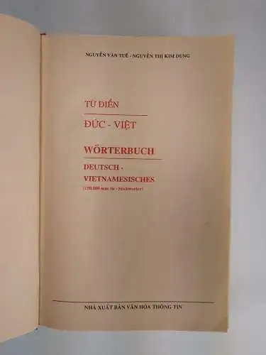 Bibilia + Wörterbuch: Bibel Kinh-Thanh, Deutsch-Vietnamesisches Wörterbuch, 2 Bd