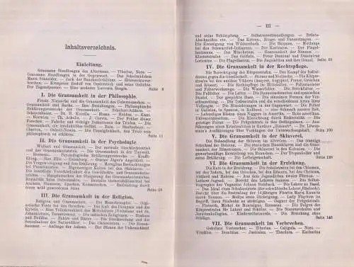 Buch: Die Grausamkeit. Rau, Hans, 1907, Hermann Barsdorf Verlag, gut