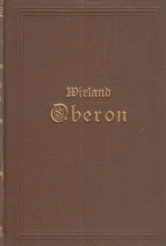 Buch: Oberon, Ein Gedicht. Wieland, C. M., Reclam Verlag, Miniaturausgabe