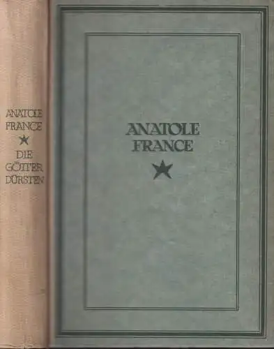 Buch: Die Götter dürsten, France, Anatole, 1922, Musarion Verlag, Roman