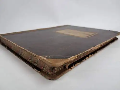 Buch: Welt-Ausstellung 1900, privates Notizbuch mit handschriftlicher Eintragung
