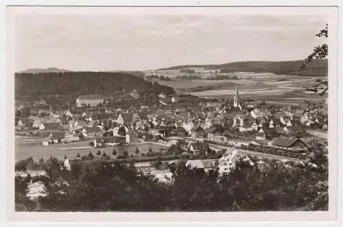 AK Münsingen, Verlag J. Schäfer, 1953, Postkarte, Fotokarte, ungelaufen
