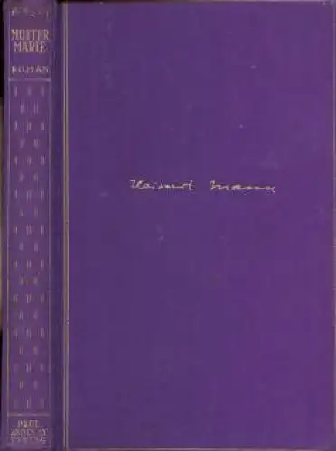 Buch: Mutter Marie, Mann, Heinrich. Gesammelte Werke, 1927, Paul Zsolnay Verlag